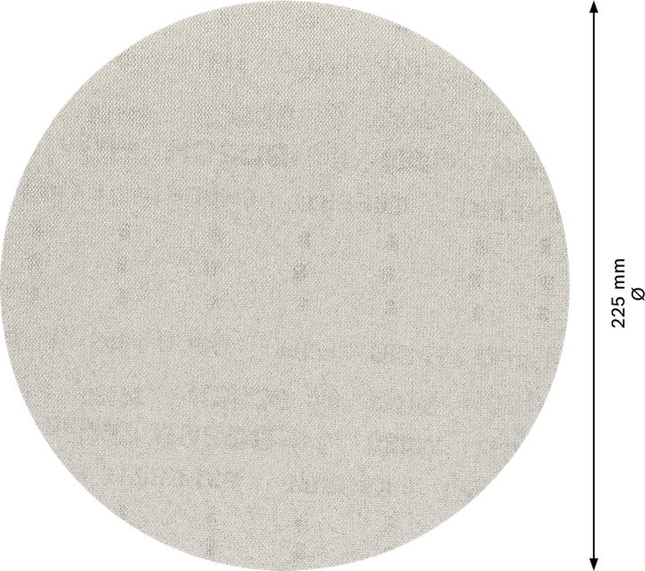 Actual product image Bosch Professional Zubehör Expert M480 Sanding net for drywall sander, 225 mm, G 80, 25 pcs. (80)