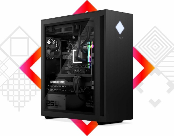 Image du produit HP Omen 25L - GT15-2100ng (Intel Core i7-14700F, 32 Go, 1000 Go, GeForce RTX 4070)