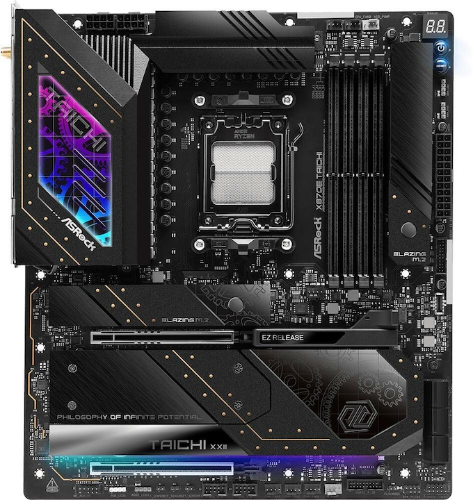 Actual product image AsRock X870E Taichi AM5 (AM5, AMD X870E, E-ATX)