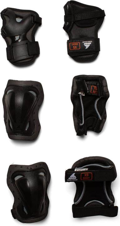 Actual product image Rollerblade skate gear (XXS, Wrist protectors, Knee pad, Elbow protectors, Unique specimen)