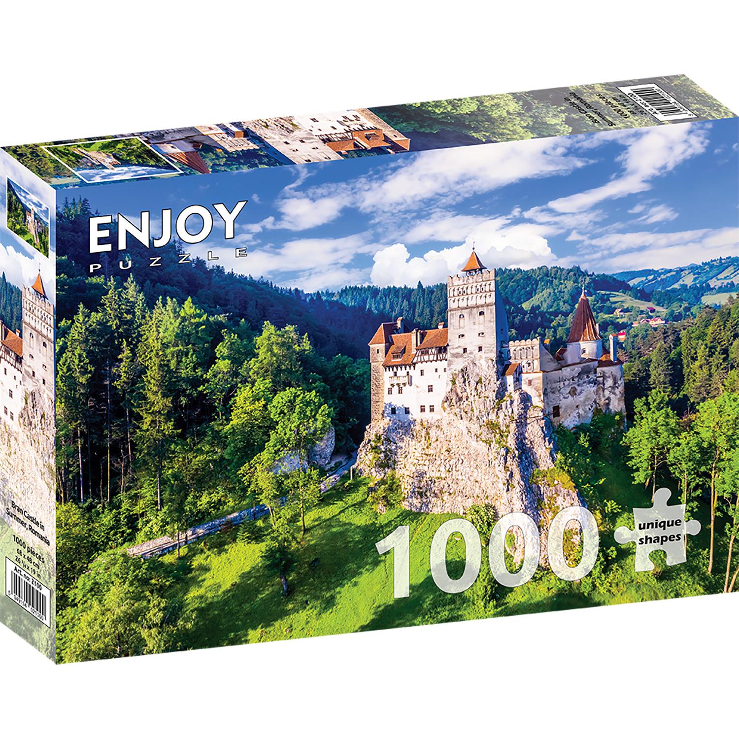 Enjoy Puzzle ENJOY-2100 - Bran Castle in Summer, Romania, Puzzle, 1000 Teile (1000 Teile)