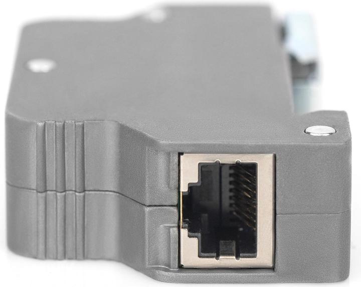Produktbild Digitus PoE Surge Protector (RJ45), DIN-Schienenmontage, Indoor (Überspannungsschutzadapter)