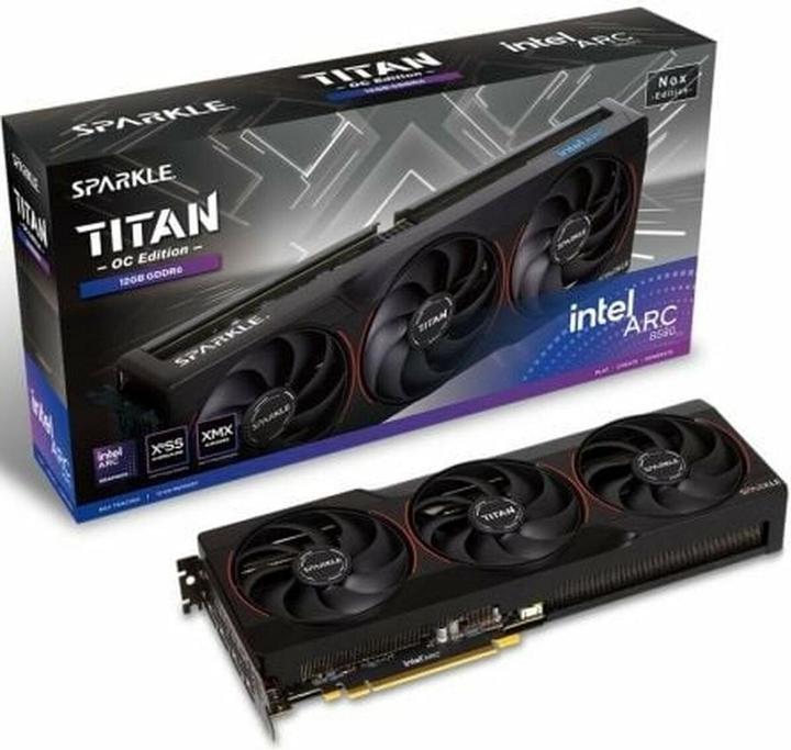 Actual product image Sparkle Arc B580 TITAN Nox OC (12 GB)