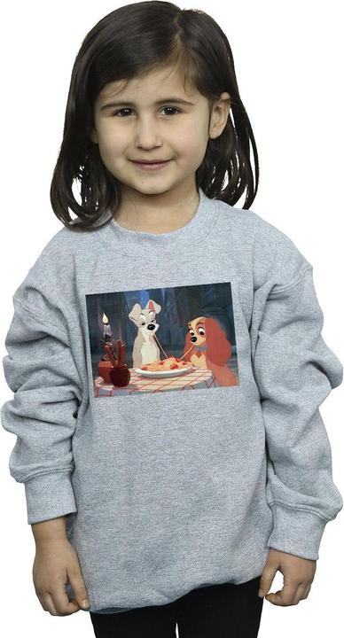 Produktbild Disney Lady And The Tramp Spaghetti Photo Sweatshirt Mädchen (128)