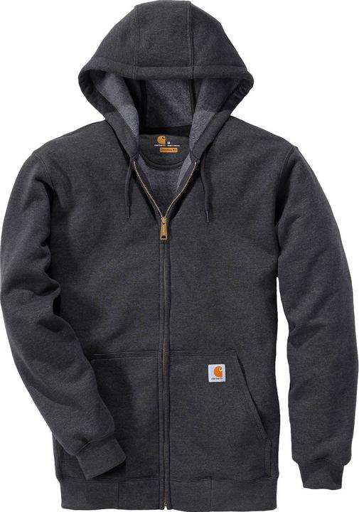 Carhartt Zip Hooded Sweatshirt Carbon Heather Gr.Xl