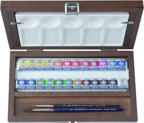 Image du produit Van Gogh Boîte de peinture à l'aquarelle (24 ml)