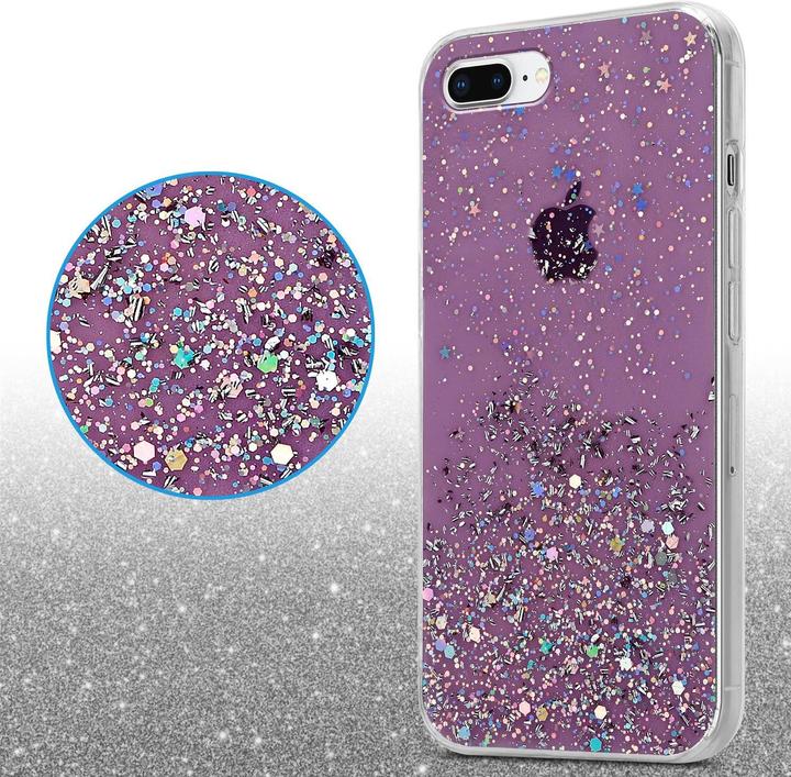 Actual product image Cadorabo TPU cover sparkling glitter (Apple iPhone 7 Plus, Apple iPhone 7s Plus)