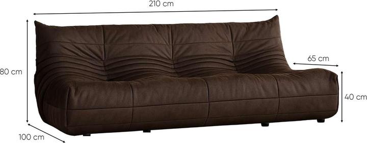 Produktbild Atelier del Sofa Bocek (3-Sitzer)