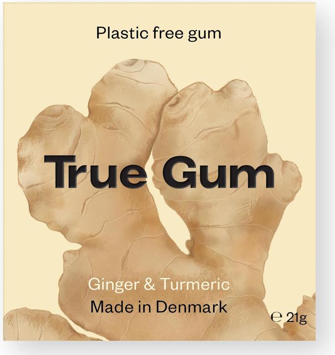 Actual product image True Gum Ginger and turmeric (1 pcs., 21 g)