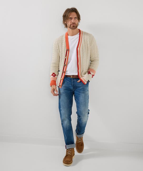 Produktbild Joe Browns V Neck Cable Knit Mix Cardigan (M)