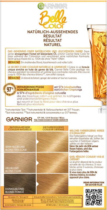 Actual product image Garnier Belle Colour (45359 Light golden blonde)