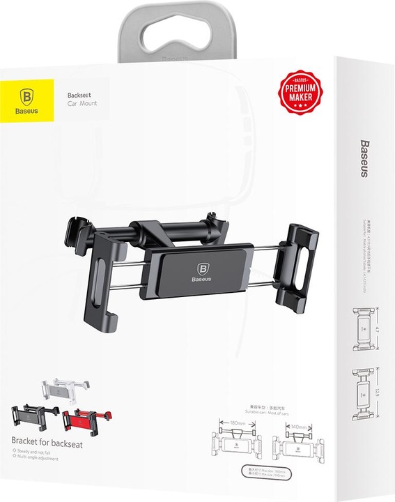 Actual product image Baseus Back Set Car Mount Holder