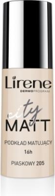 Produktbild Lirene City Matt Matting And Smoothing Fluid For Face 205 Sand 30Ml (205 Sand)
