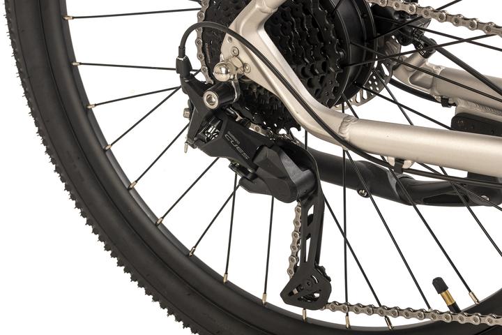 Produktbild Adore E-MTB 27,5" Alu Mountainbike GV-650 Heckmotor 50NM / 15Ah Brushed Silver matt (48 cm)