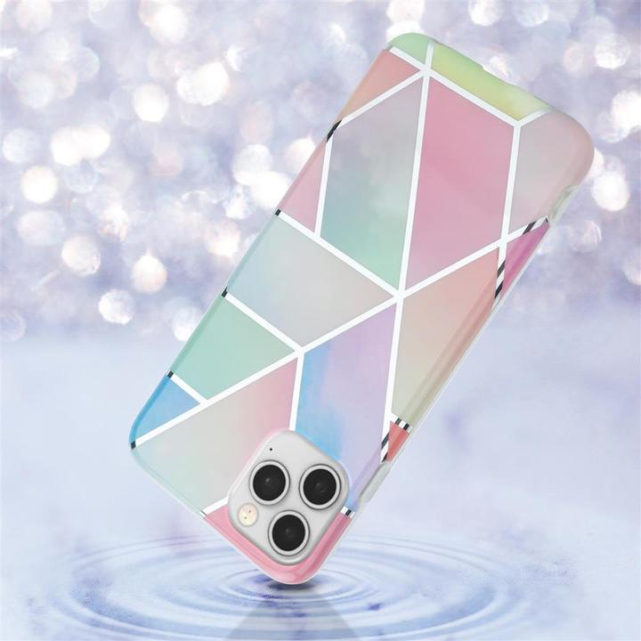 Image du produit Cadorabo Couverture IMD TPU Marbre coloré (Apple iPhone 12, Realme 12 Pro+)