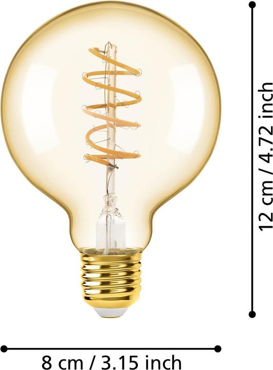 Produktbild EGLO E27 Led Amber (E27, 4 W, 245 lm, 1 x, F)