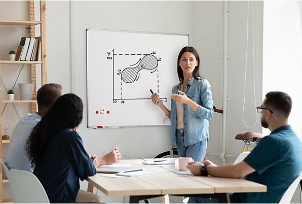 Image du produit eurokraft pro Tableau blanc économique (150 x 100 cm)