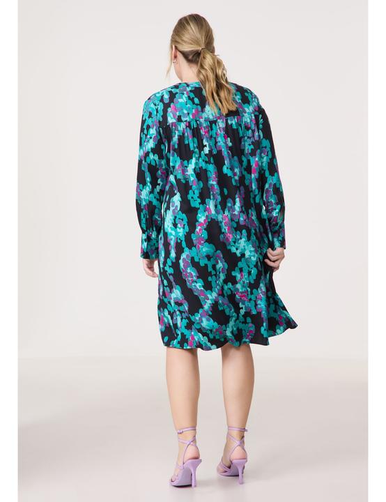 Image du produit Samoon Robe imprimée évasée manches longues courte - 63570 (48)