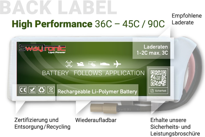 Image du produit Swaytronic Pile 3S (11.10 V, 5500 mAh)
