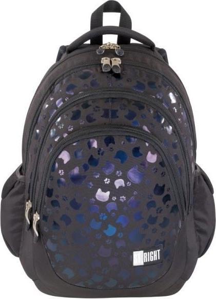 Actual product image Majewski 4-fold rucksack ST. RECHTS BP-06 black cats