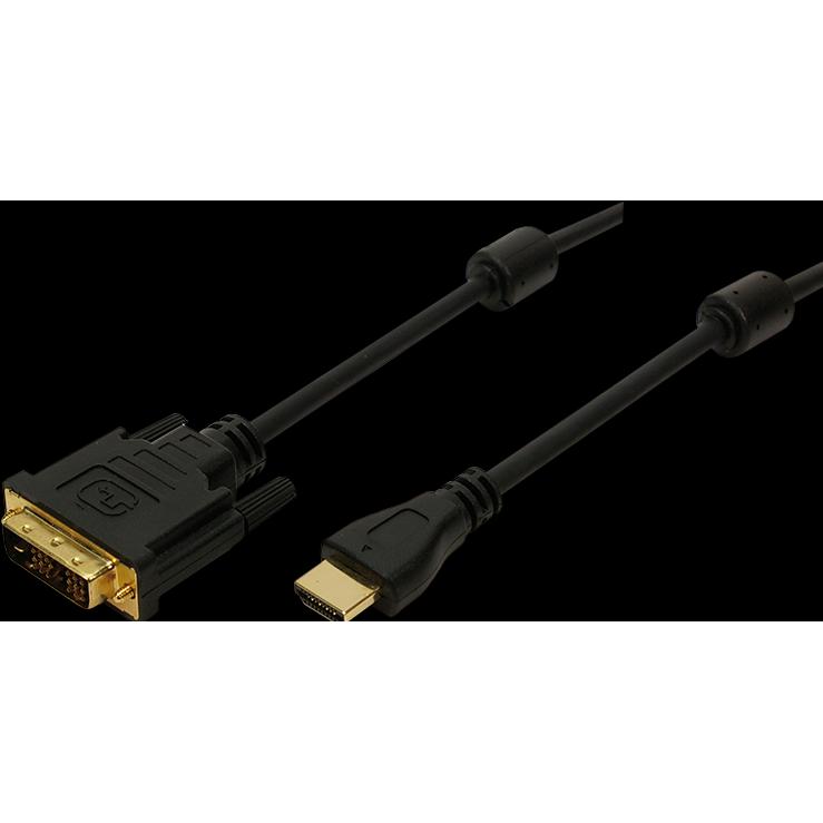 Thumbnail - LogiLink DVI — HDMI (Typ A) (5 m, DVI, HDMI), Video Kabel
