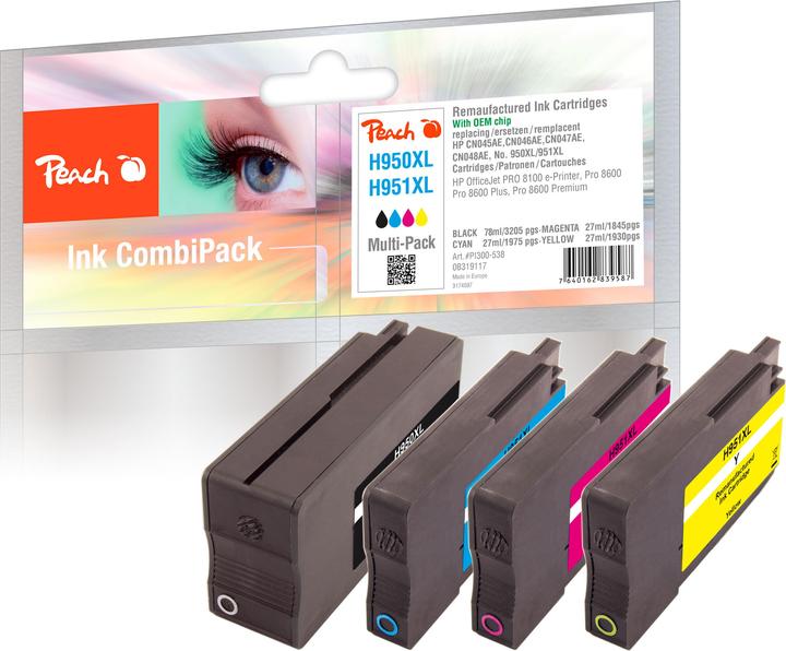 Image du produit Peach 950XL / 951XL (C, CF, M, Y)
