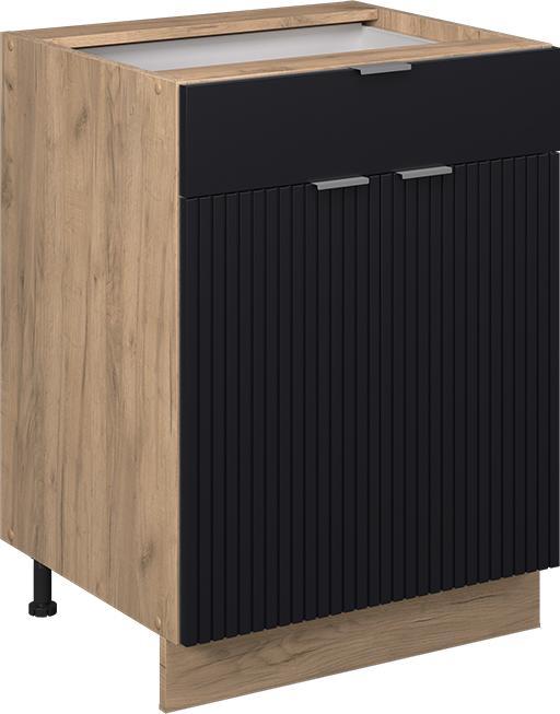 Schwarz gestreift, Goldkraft Eiche