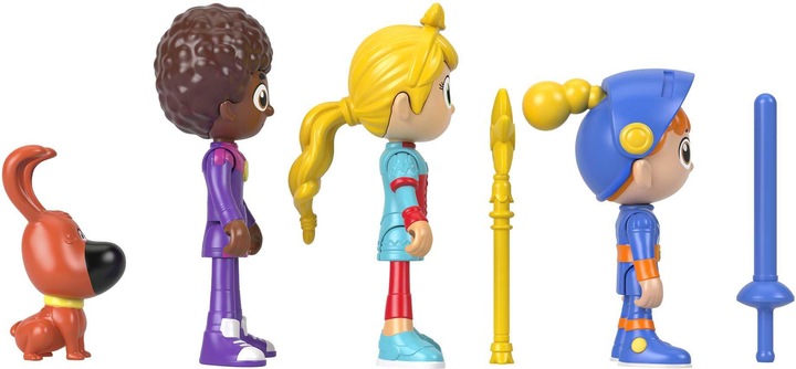 Image du produit Imaginext Gus le petit chevalier magicien Iris & amis pack de 4