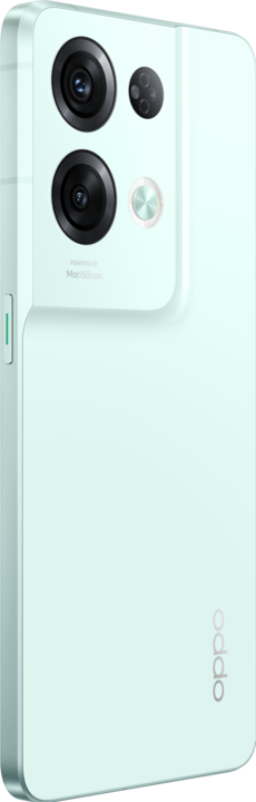 Actual product image OPPO Reno 8 Pro (256 GB, Glazed Green, 6.70", Dual SIM, 50 Mpx, 5G)