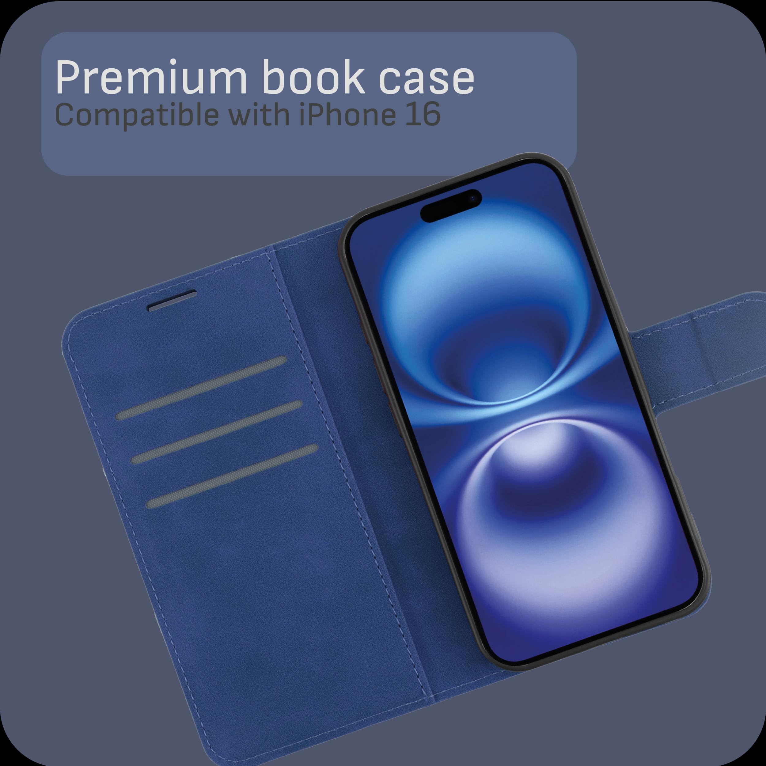Thumbnail - Cazy Premium-Geldbörsen-Etui, Magnetisches Geldbörsen-Etui, Kartenfächer, Ständer (Apple iPhone 16), Smartphone Hülle, B...