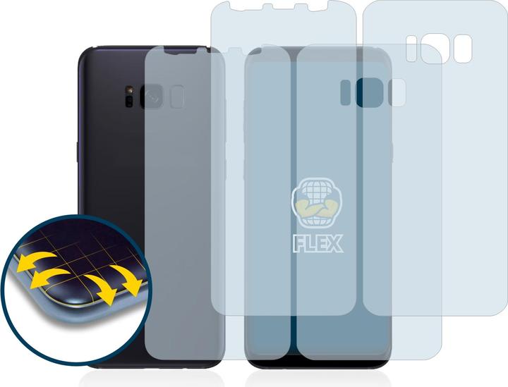 Produktbild BROTECT 2x Flex Full-Cover Displayschutzfolie für Samsung Galaxy S8 (Vorder + Rückseite) (2 Stk., Samsung Galaxy S8+)