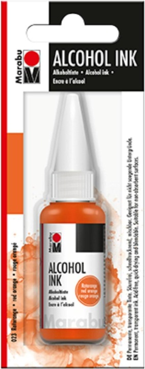 Immagine prodotto Marabu Inchiostro alcolico rosso-arancio, 20 ml (Rosso arancione, 20 ml)