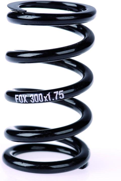 Fox Spring 7.750 X 1.385 ID X 300 lb/in 3.70 Travel 3.5" for VAN/DHX/DHX2 black (88.90 mm)