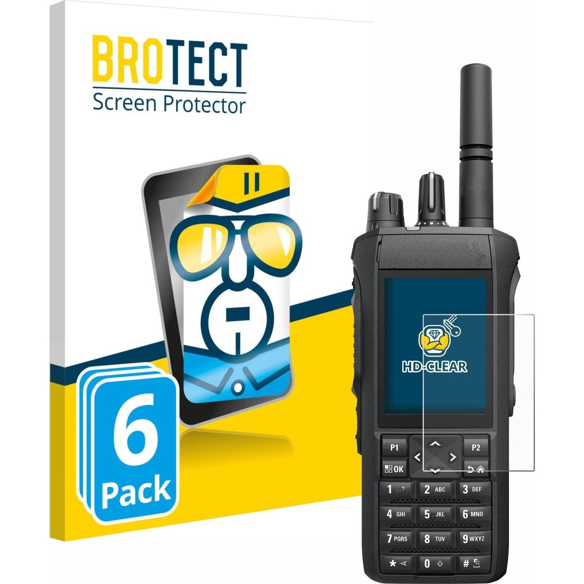 BROTECT Schutzfolie Displayschutz Klar, Walkie-Talkie Zubehör