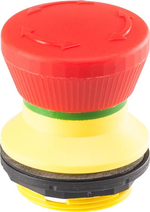 Actual product image Schlegel FRVK Emergency stop button for 9.2mm mounting depth mallet