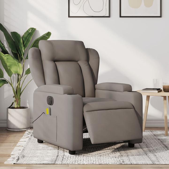 Actual product image vidaXL Massage chair electric fabric