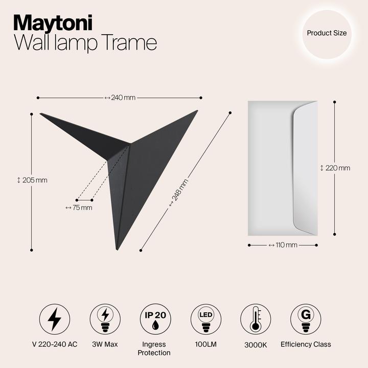 Produktbild Maytoni Trame (100 lm)