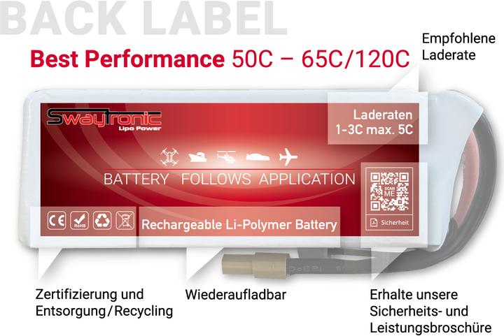 Produktbild Swaytronic Akku (14.80 V, 2600 mAh)