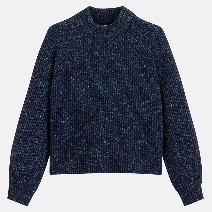 Produktbild La Redoute Collections Grobstrickpullover mit rundem Ausschnitt (XL)