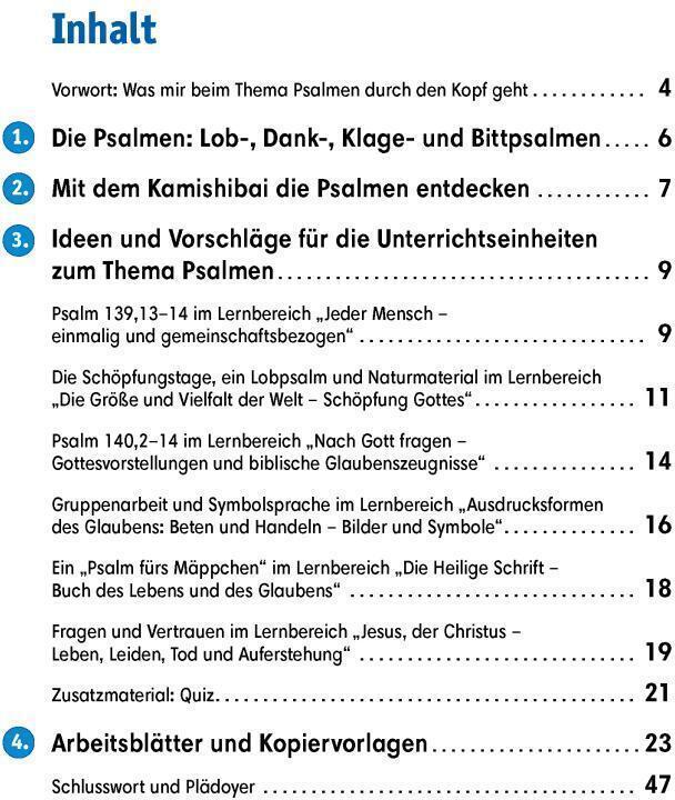 Actual product image Arbeitsmaterial Grundschule. Religionsunterricht. Gottesbilder mit Psalmen entdecken und erleben (German, Catharina Fastenmeier, Petra Lefin, 2022)