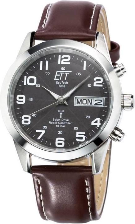 Produktbild Conrad Components Eco Tech Time Solar Drive Funk Gobi Herrenuhr (Analoguhr, 40 mm)