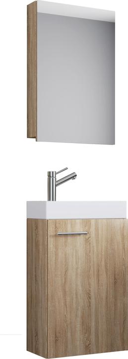 Image du produit VCM 3 pièces WC invités lavabo Slito miroir