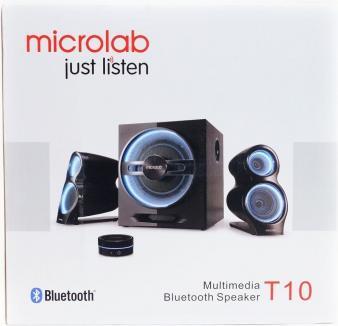 Produktbild Microlab Aktivbox T10 2.1 schw. Tisch-FB Bluetooth 4.0 - Aktivbox - 2.1
