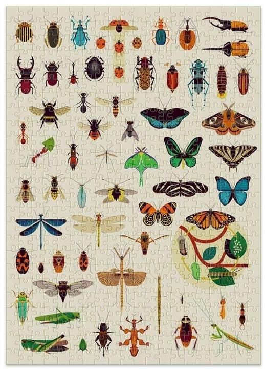 Immagine prodotto Poppik Puzzle, Insekte (500 Teile) (500 pezzi)