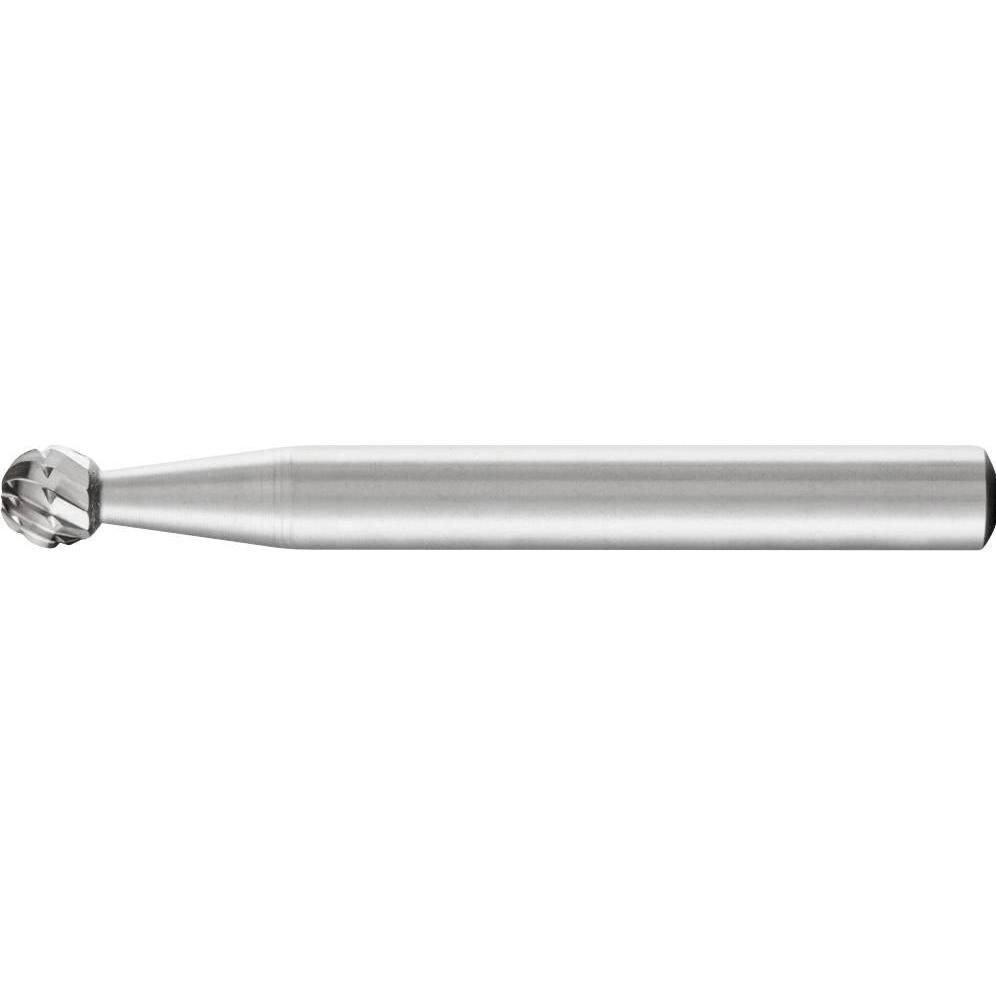 Pferd, Schleifmittel, HSS-Frässtift kugelförmig 6x5 mm Schaft ø 6 mm Zahnung 3 (3)