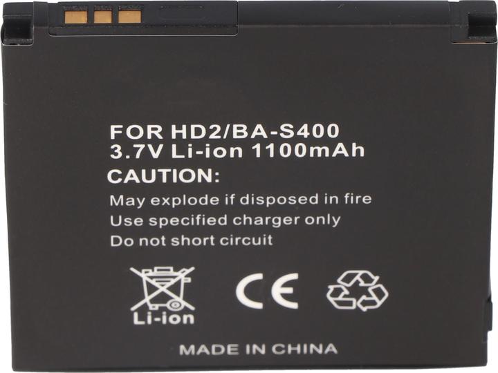 Immagine prodotto HTC Batteria HD 2, HD2, BA S400, HD 7 (1 pz., Specifico del dispositivo, 1000 mAh)