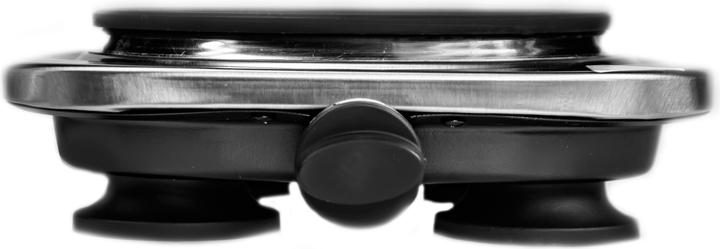 Actual product image Camry CR 6511 Black, Stainless steel Countertop Ceramic 2 zone(s)