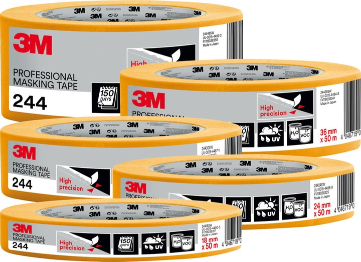 Actual product image Scotch masking tape 2443 30mmx50m gold (30 mm)