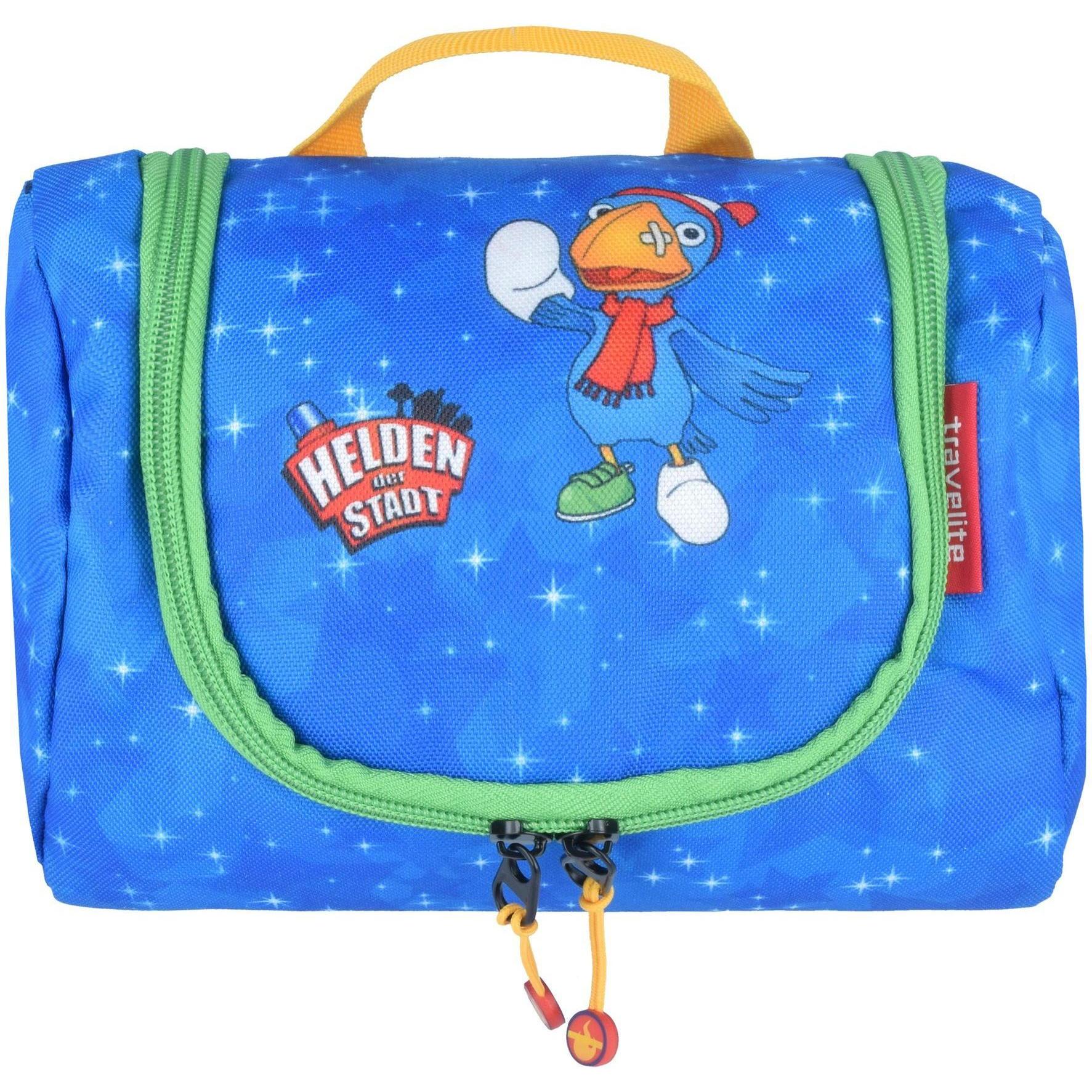 Travelite, Necessaire, Helden der Stadt Kulturbeutel 20 cm, Blau, (3 l)