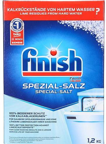 Actual product image Finish Dishwasher salt crystal (Feast, Stone)